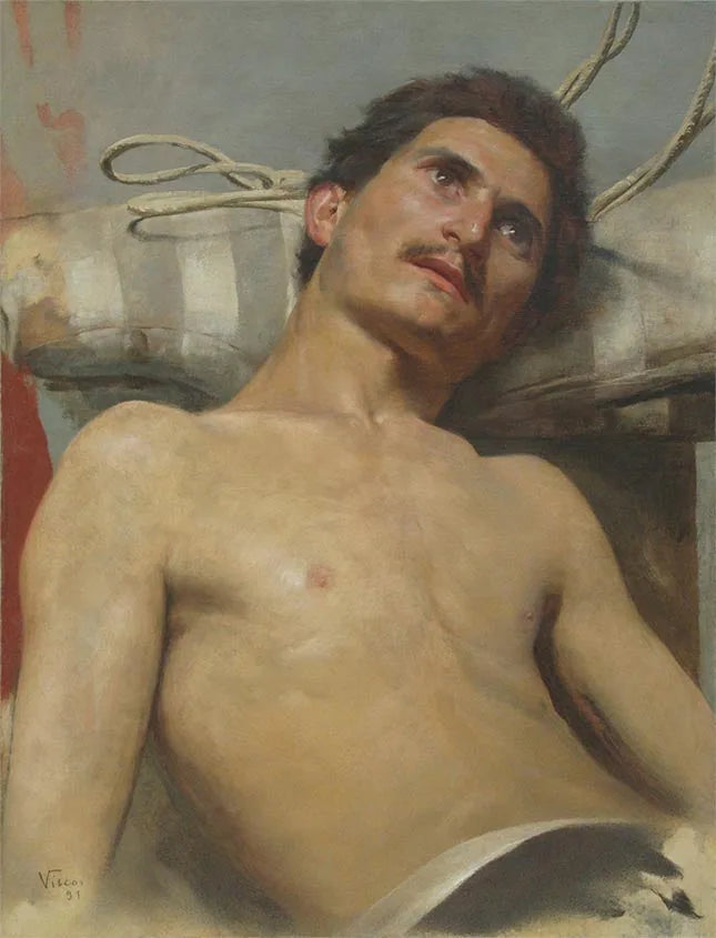 Nudo maschile recostado - Eliseu Visconti