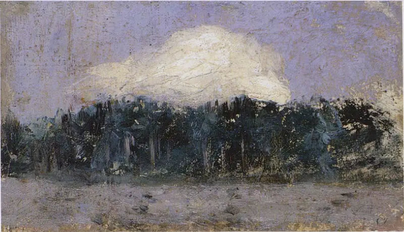 Nuage blanc sur la forêt - Édouard Vuillard