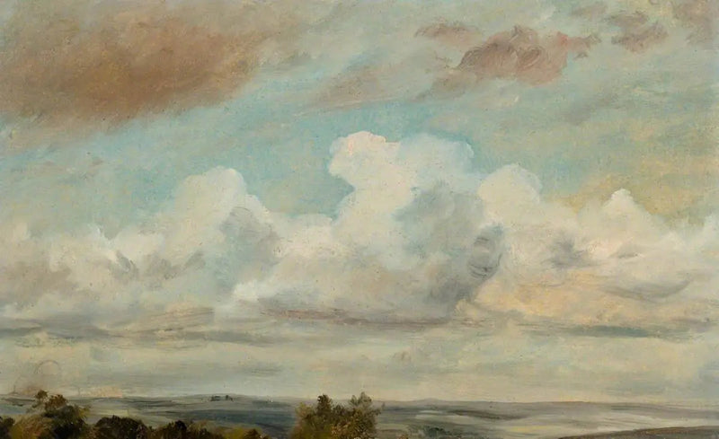 Nuvole cumulus sopra un paesaggio - John Constable