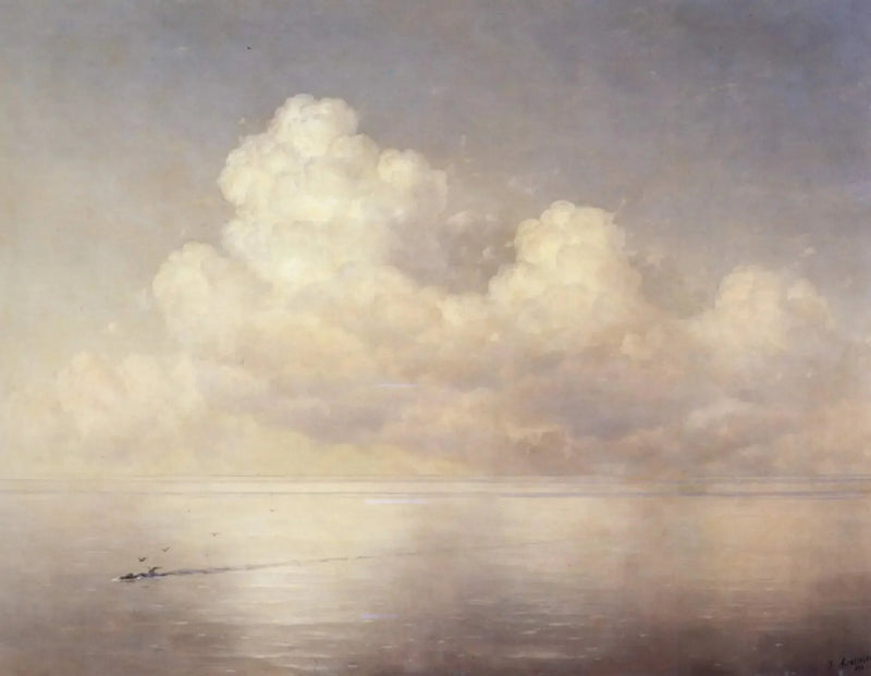 Nuvole sul mare, calmo - Ivan Aïvazovski