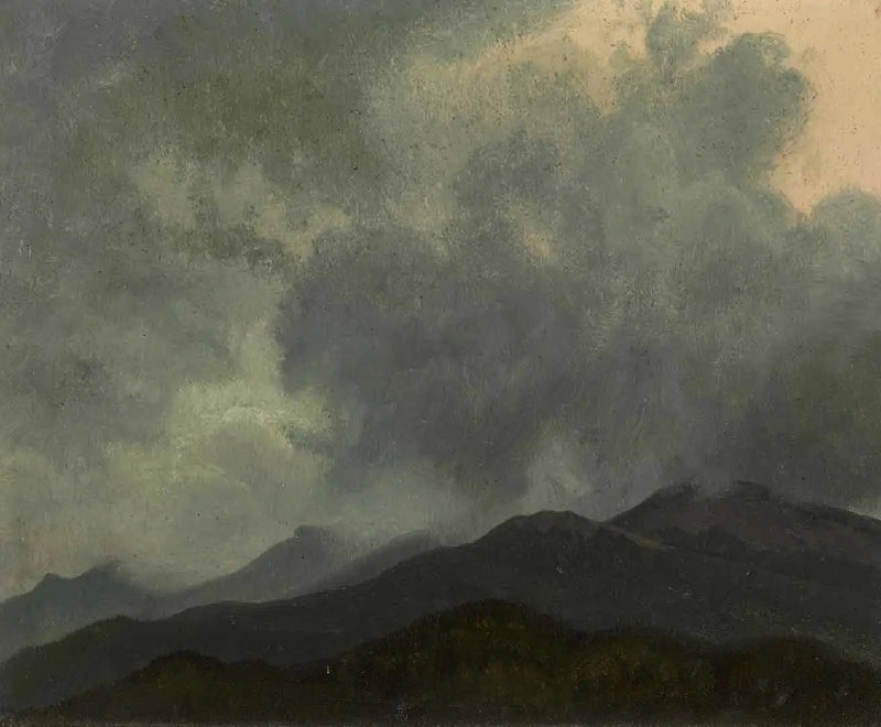Nuages turbulents, Montagnes Bianche, New Hampshire - Albert Bierstadt