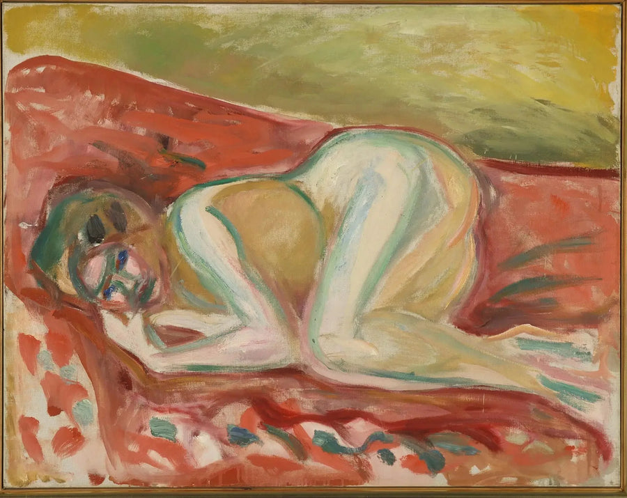 Nudo accovacciato - Edvard Munch