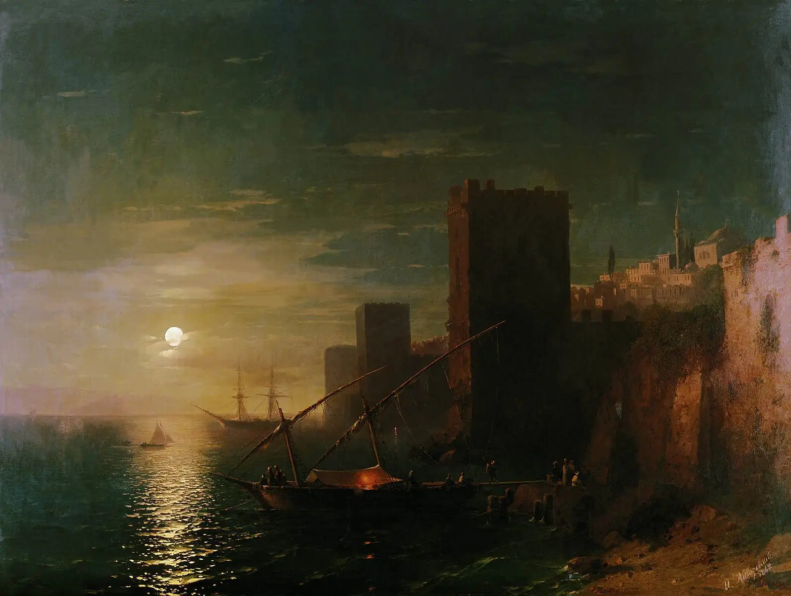 Nuit à Constantinople - Ivan Aïvazovski - Alpha Reproduction