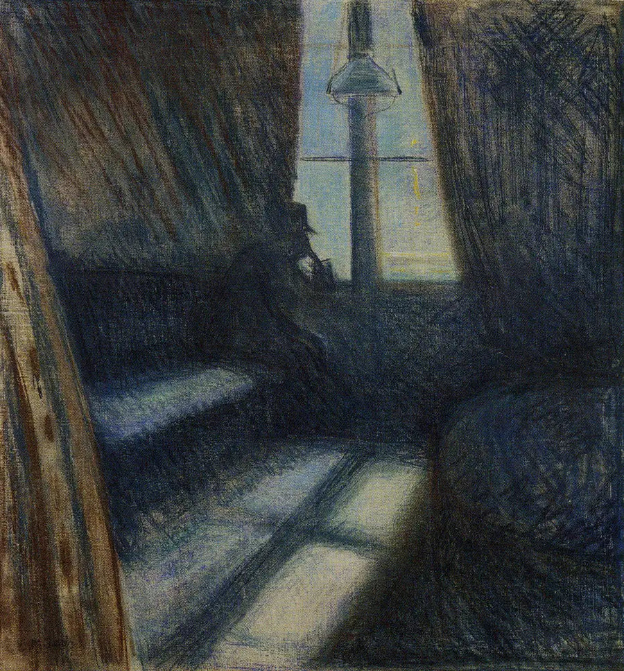 Notte a Saint-Cloud - Edvard Munch