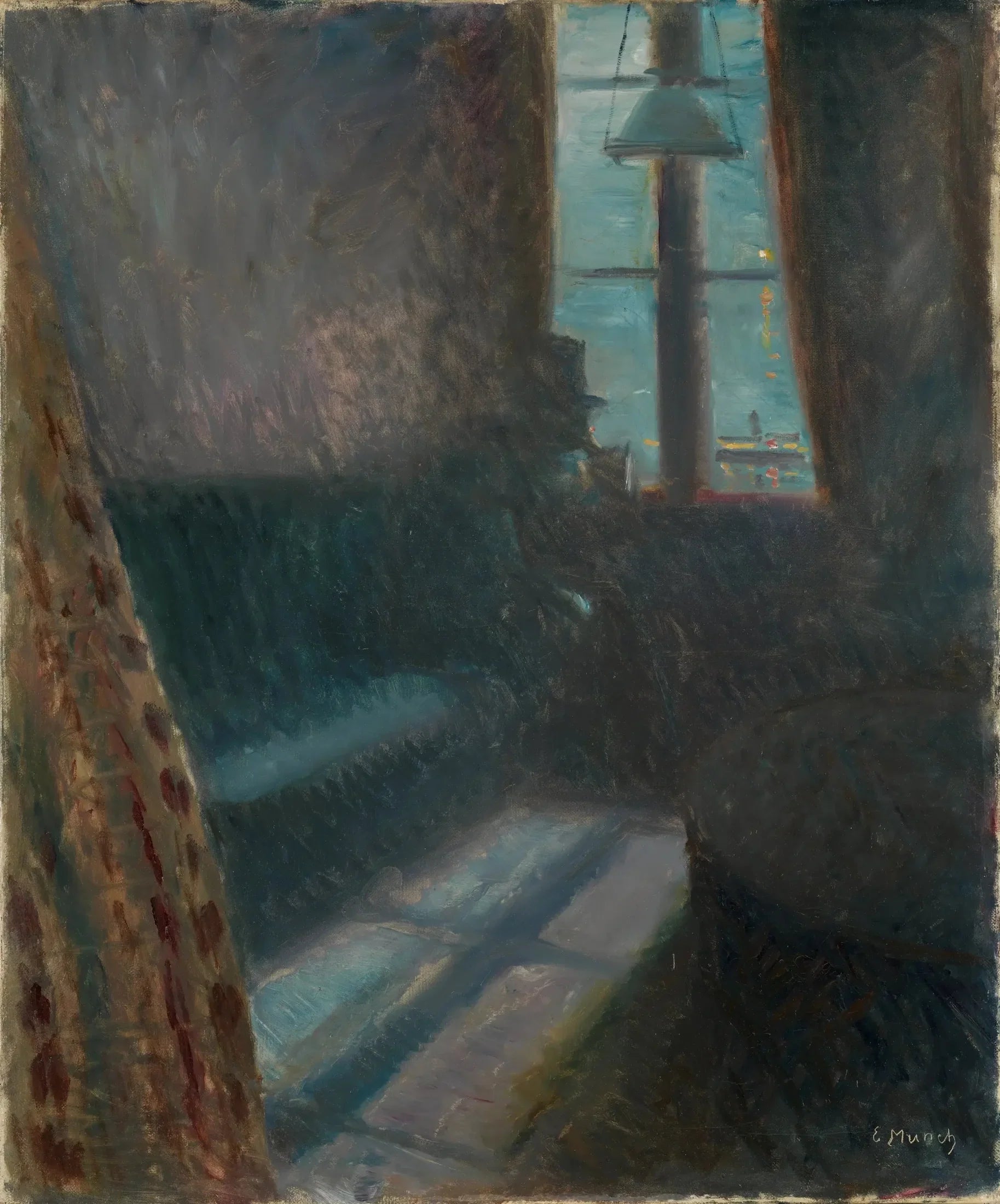 Nuit à Saint-Cloud - Edvard Munch image 1 reproduction réalisée par Alpha Reproduction