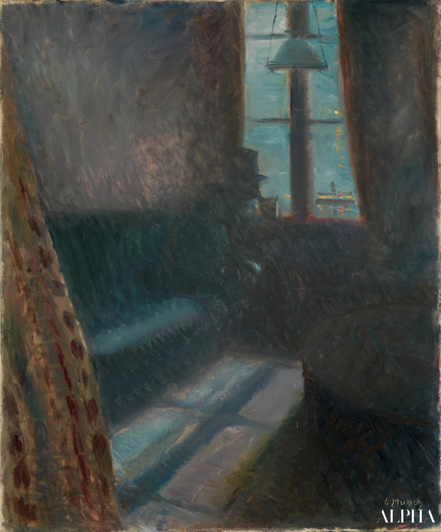 Nuit à Saint-Cloud - Edvard Munch - Reproductions de tableaux et peintures haut de gamme
