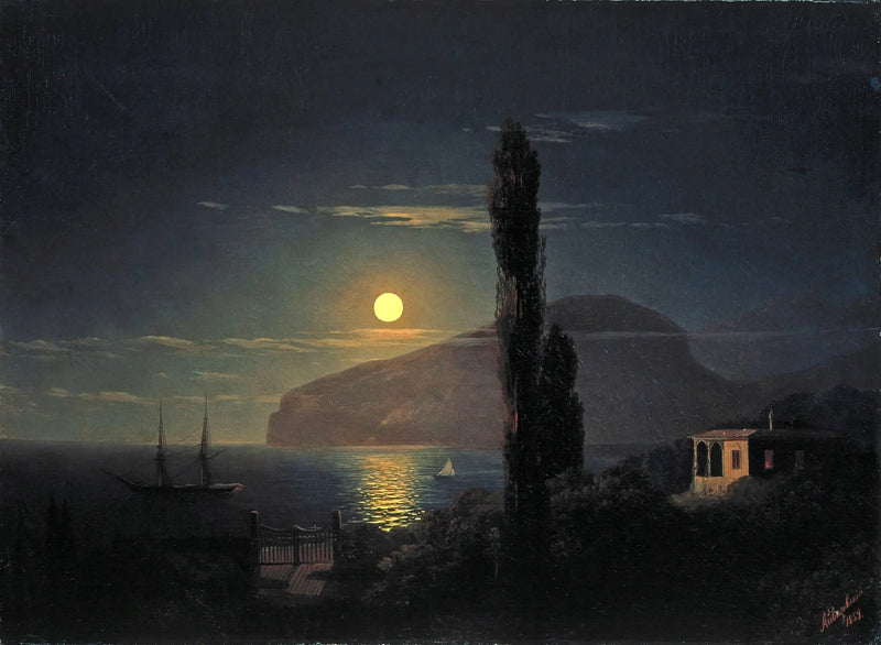 Notte al chiaro di luna in Crimea - Ivan Aïvazovski