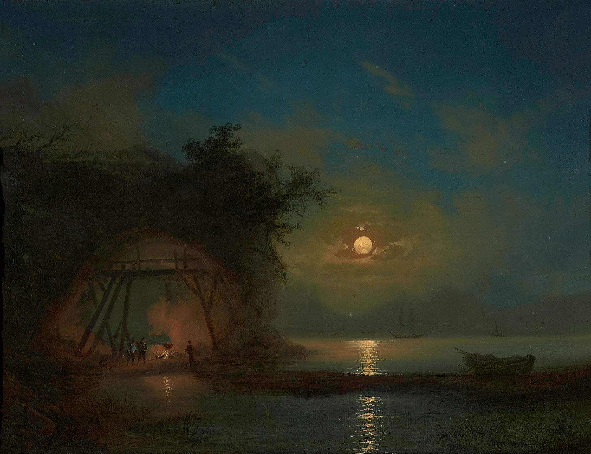 Nuit au clair de lune - Ivan Aïvazovski - Alpha Reproduction