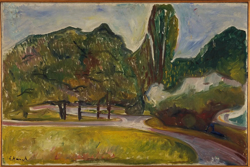 Notte d'estate a Studenterlunden - Edvard Munch