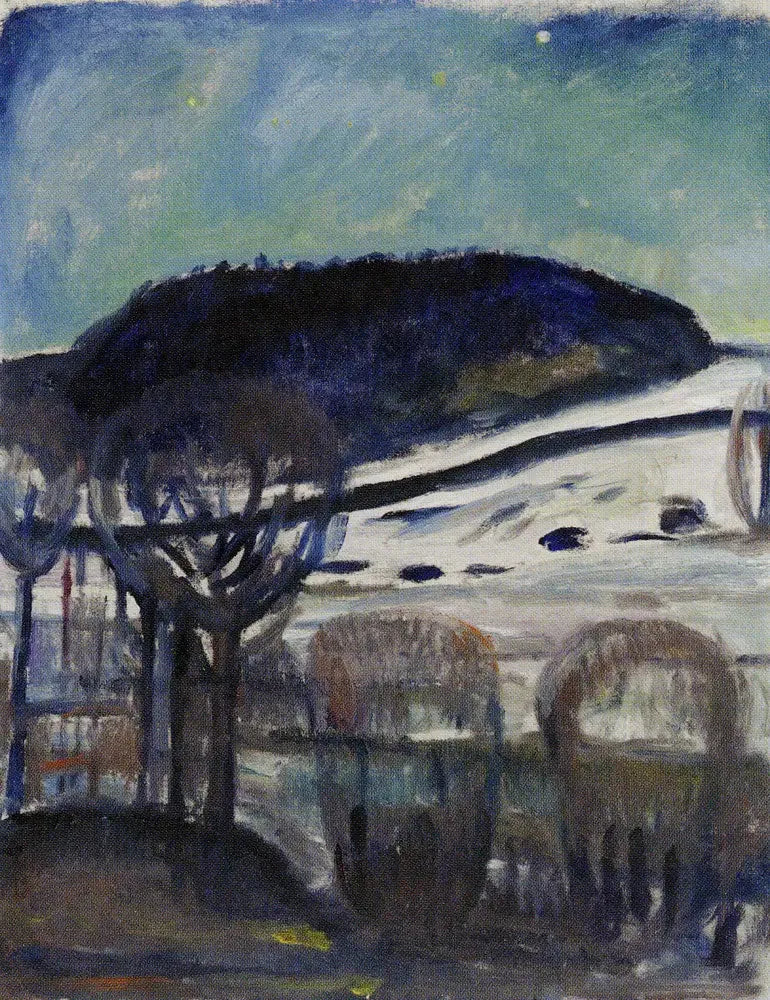 Notte d'inverno - Edvard Munch