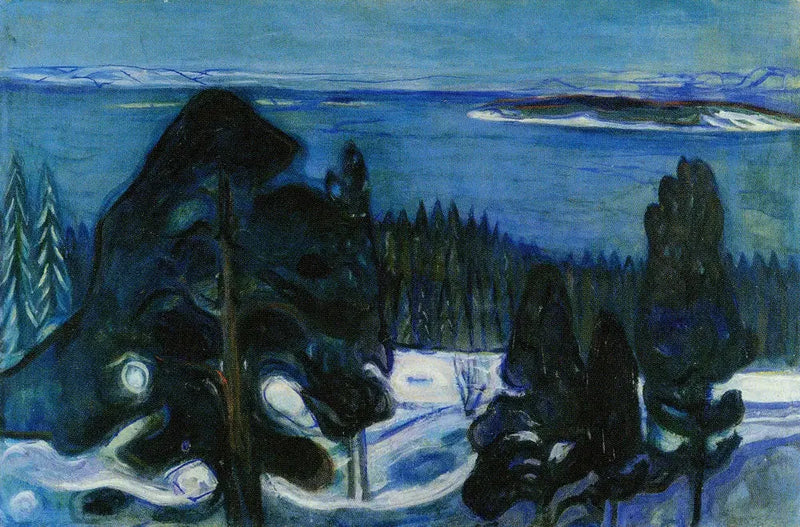 Notte d'inverno - Edvard Munch