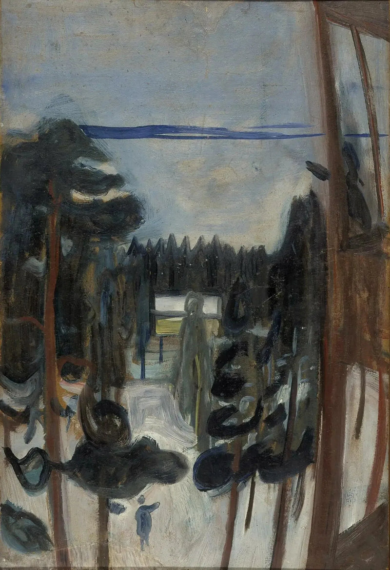 Notte d'inverno - Edvard Munch