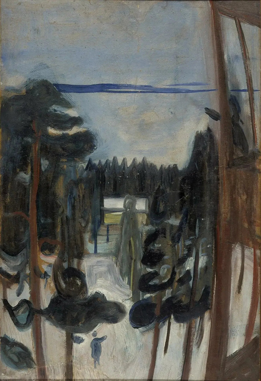 Notte d'inverno - Edvard Munch