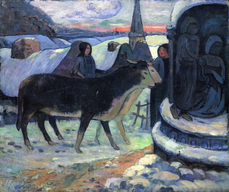 Notte di Natale, La benedizione dei buoi - Paul Gauguin