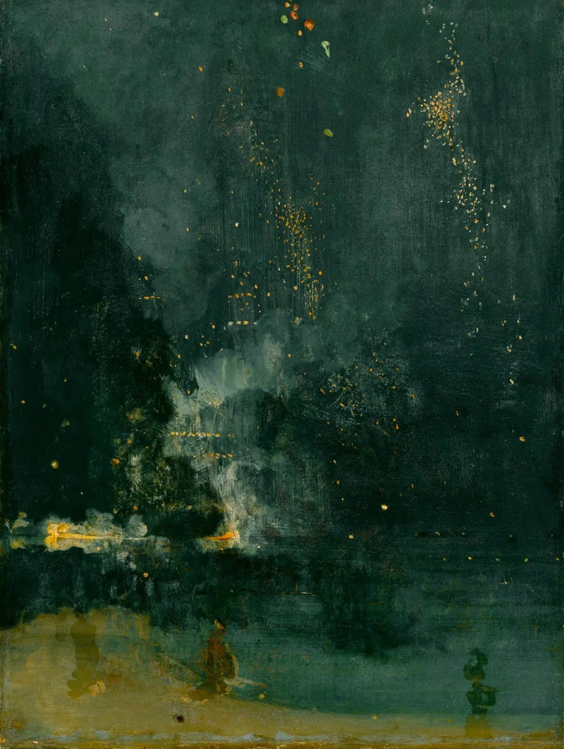 Notte in nero e oro, il razzo che ricade - James Abbott McNeill Whistler