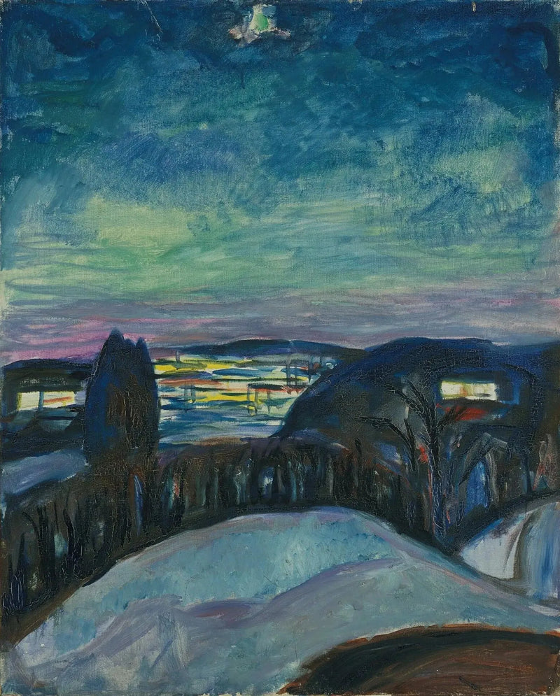 Notte stellata - Edvard Munch