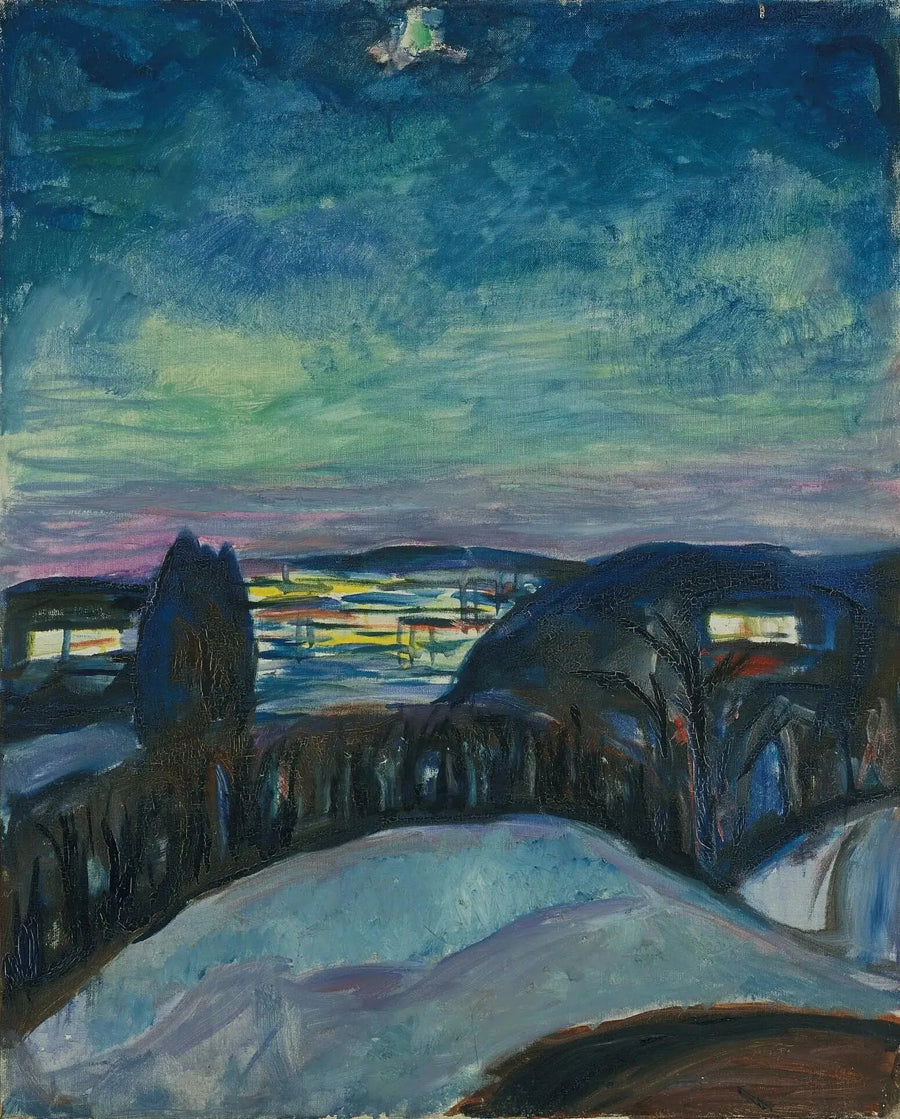 Notte stellata - Edvard Munch