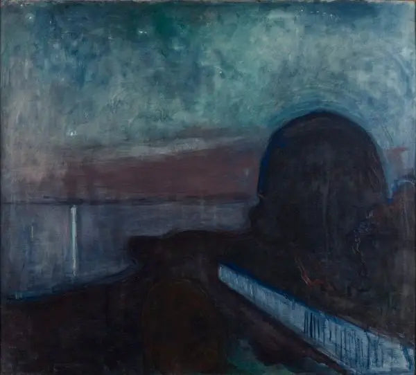Notte stellata - Edvard Munch