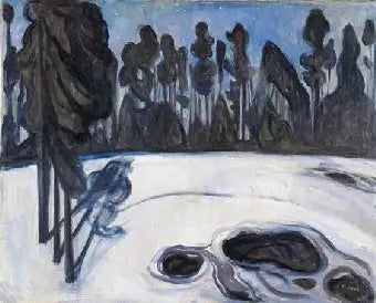 Notte stellata - Edvard Munch