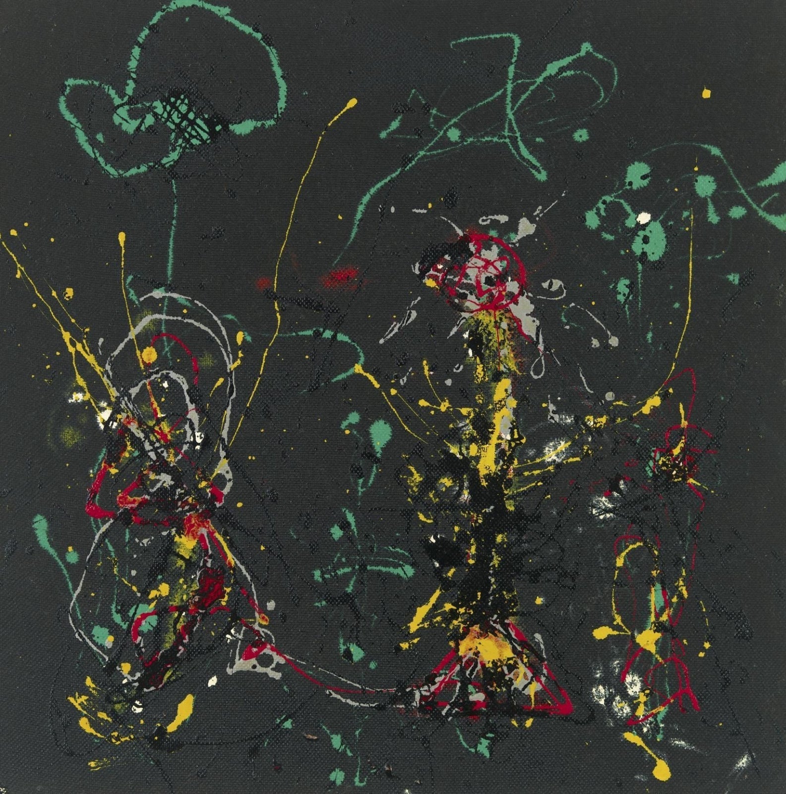 Numéro 17, 1950 / "Feux d'artifice" - Jackson Pollock image 1 copie de tableau peinte à la main