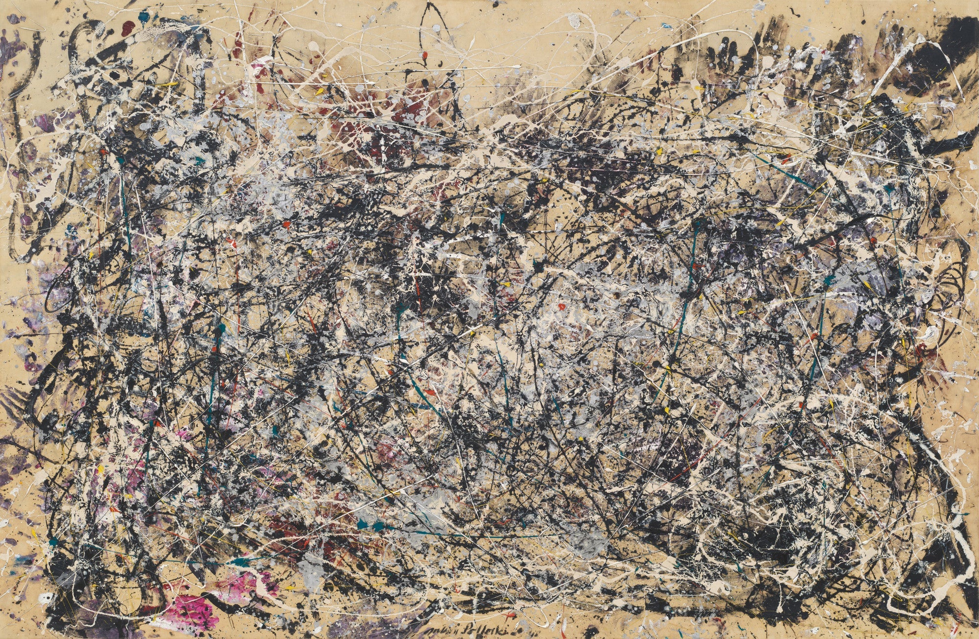 Numéro 1A 1948 - Jackson Pollock image 1 reproduction de peinture à l’huile