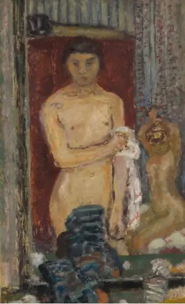 Nudi che si riflettono in uno specchio - Pierre Bonnard