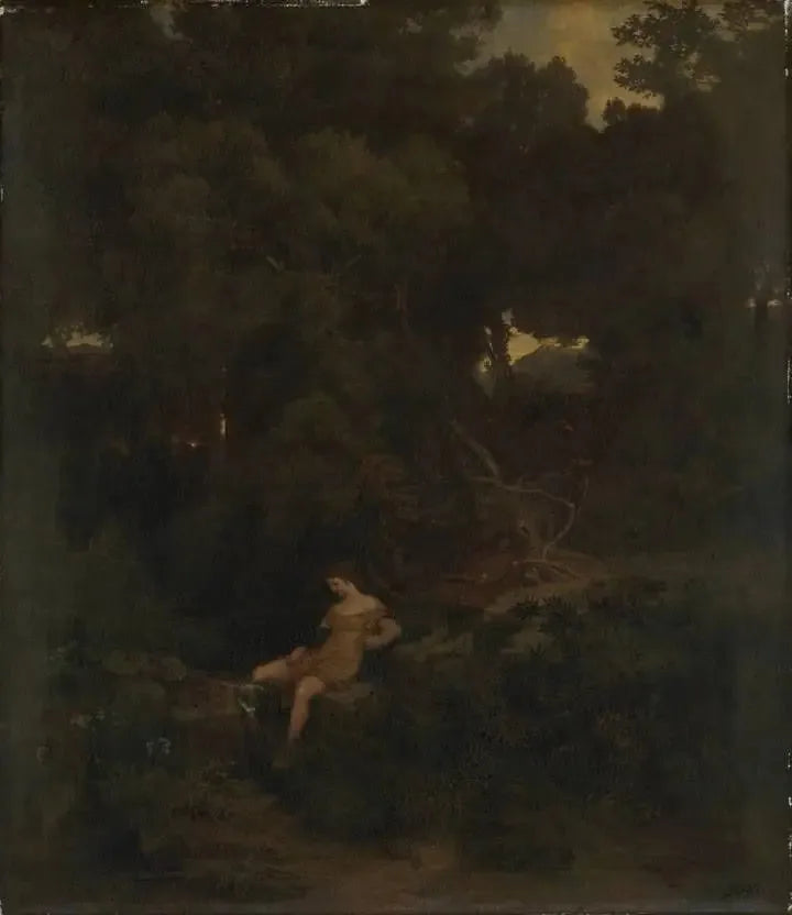 Ninfa alla fonte - Arnold Böcklin
