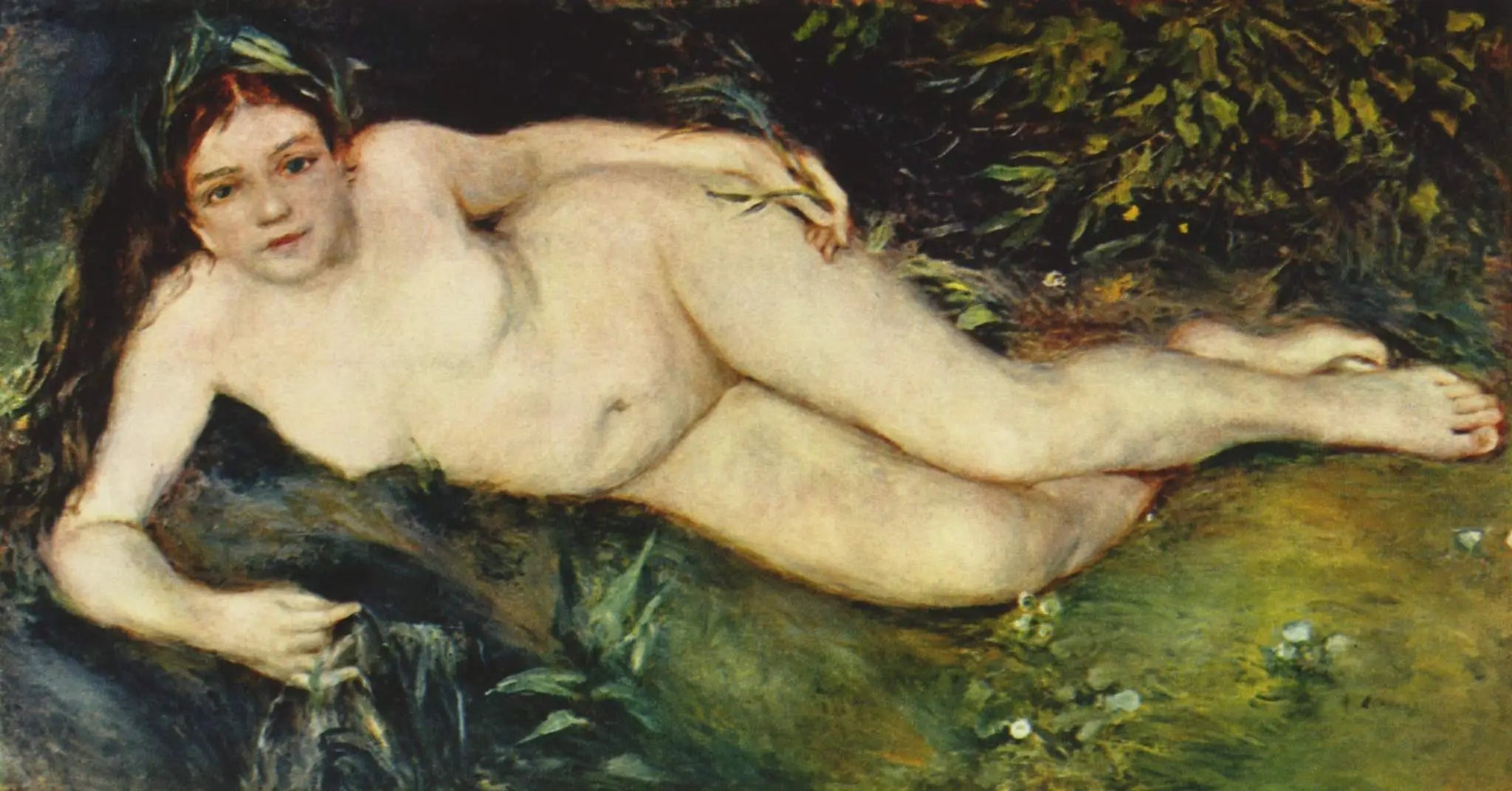Nymphe à la source - Pierre-Auguste Renoir image 1 reproduction d’œuvre d’art à l’huile
