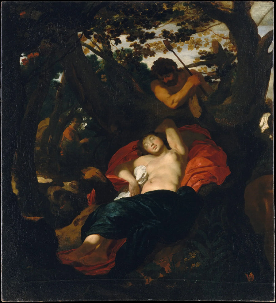 Nymphe et Berger - Johann Liss