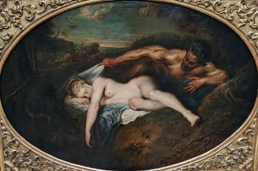 Ninfa e Satiro - Antoine Watteau