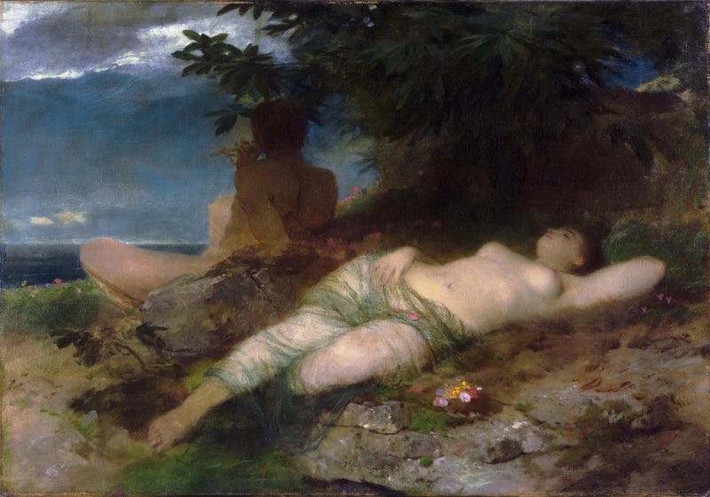 Ninfa e Satiro - Arnold Böcklin