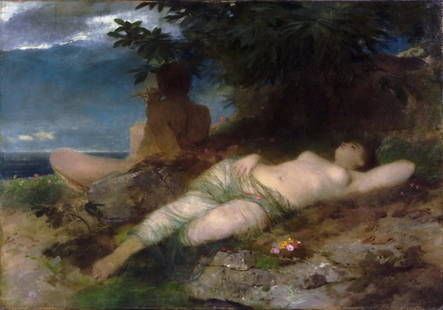 Ninfa e Satiro - Arnold Böcklin