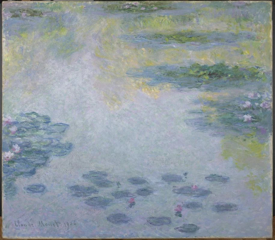 Nymphéas de Claude Monet, 1906 – National Museum Cardiff, NMW A 2487, Wildenstein 1688