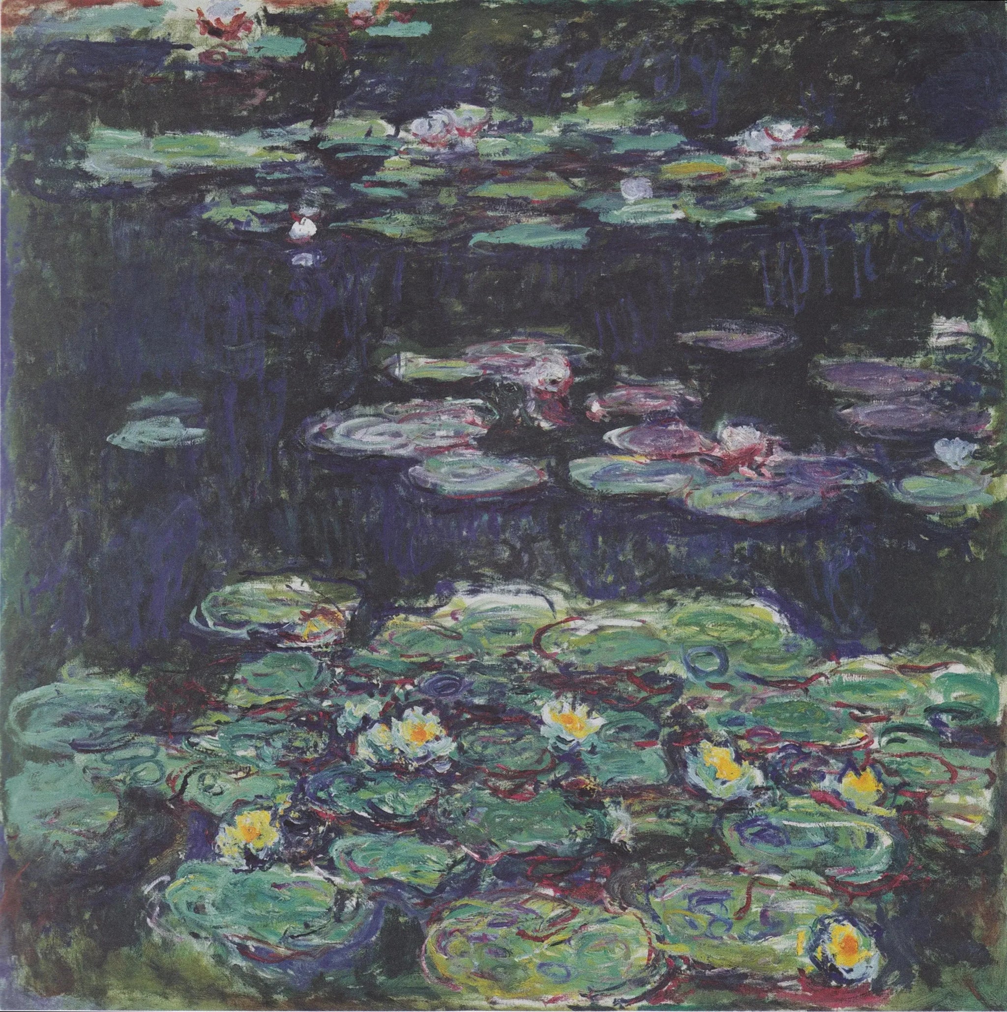 Nymphéas blancs et jaunes - Claude Monet image 1 copie peinte à la main à l’huile