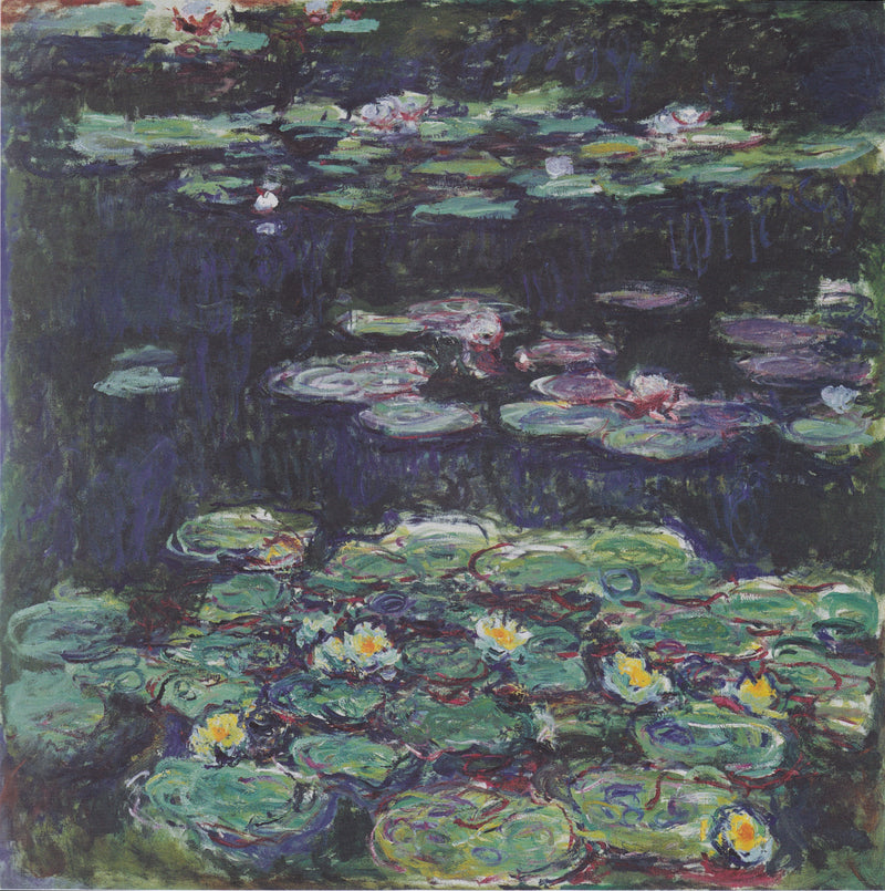 Ninfee bianche e gialle, Winterthur W1801 - Claude Monet