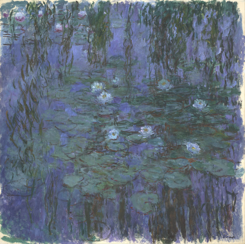 Ninfee azzurre, Museo d'Orsay W1853 - Claude Monet