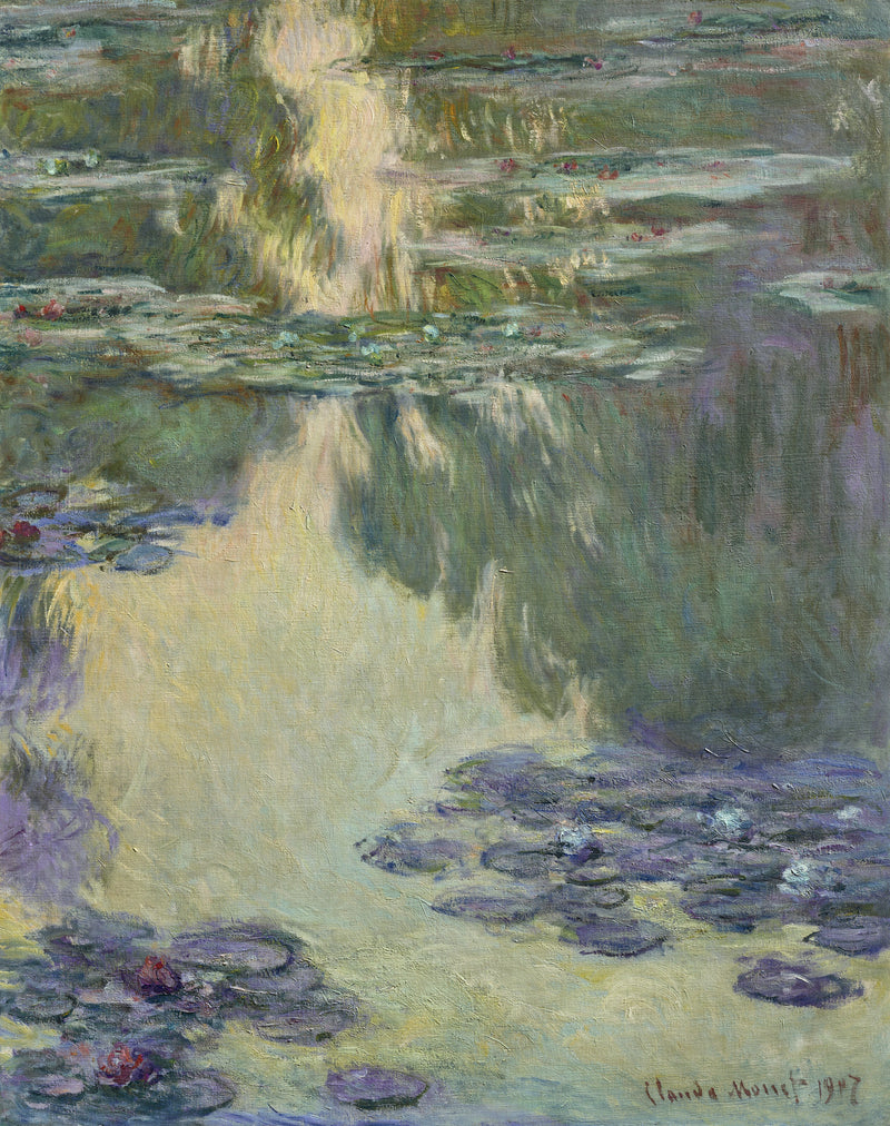 Ninfee W1706, vecchia collezione Kawamura - Claude Monet