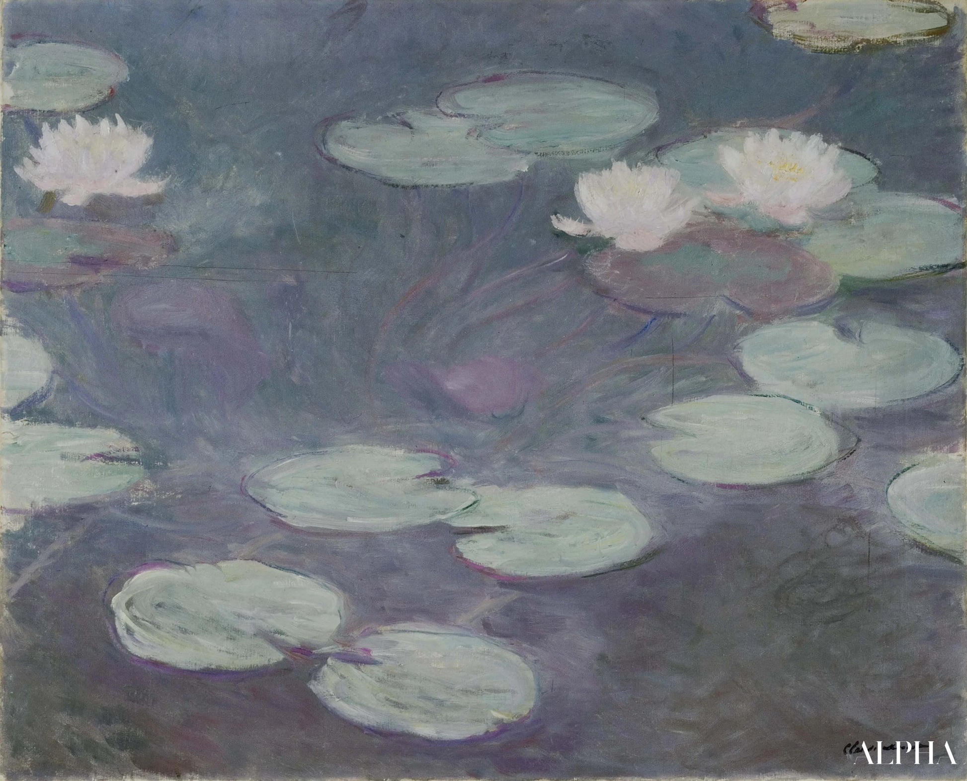 Nymphéas de Claude Monet - Reproductions de tableaux et peintures haut de gamme