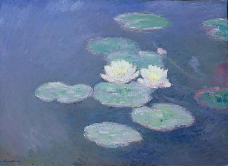 Ninfee, effetto sera, Marmottan W1504 - Claude Monet