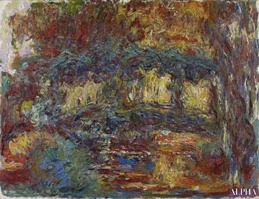 Nymphéas et Pont japonais de Claude Monet - Reproductions de tableaux et peintures haut de gamme