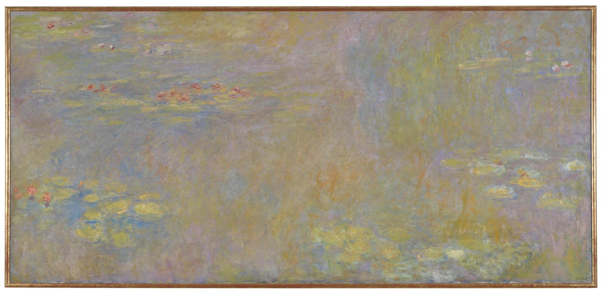 Nymphéas de Claude Monet, après 1916 – National Gallery, inventaire NG6343, W1978