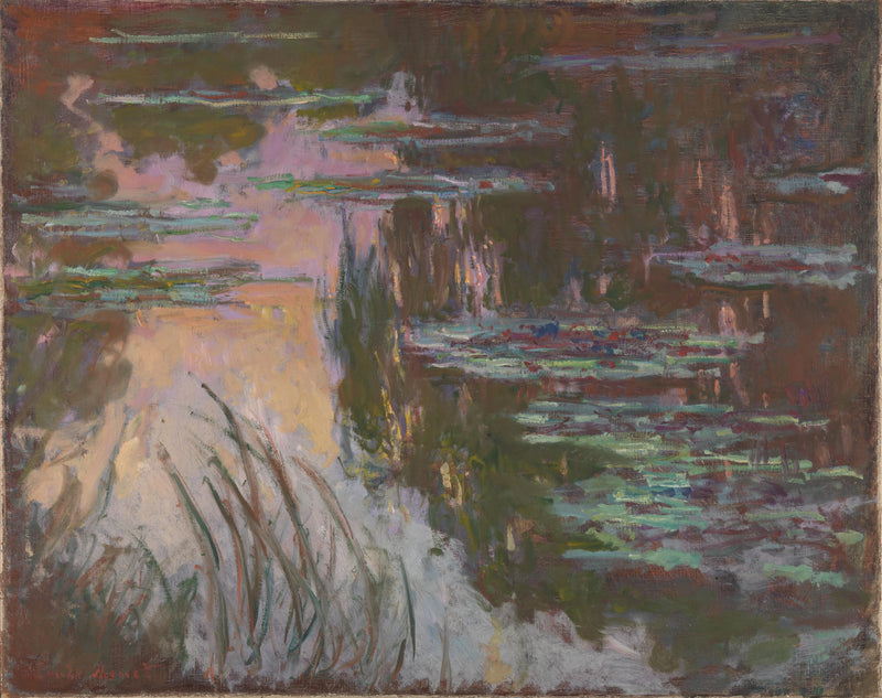 Le ninfee, il tramonto - Claude Monet