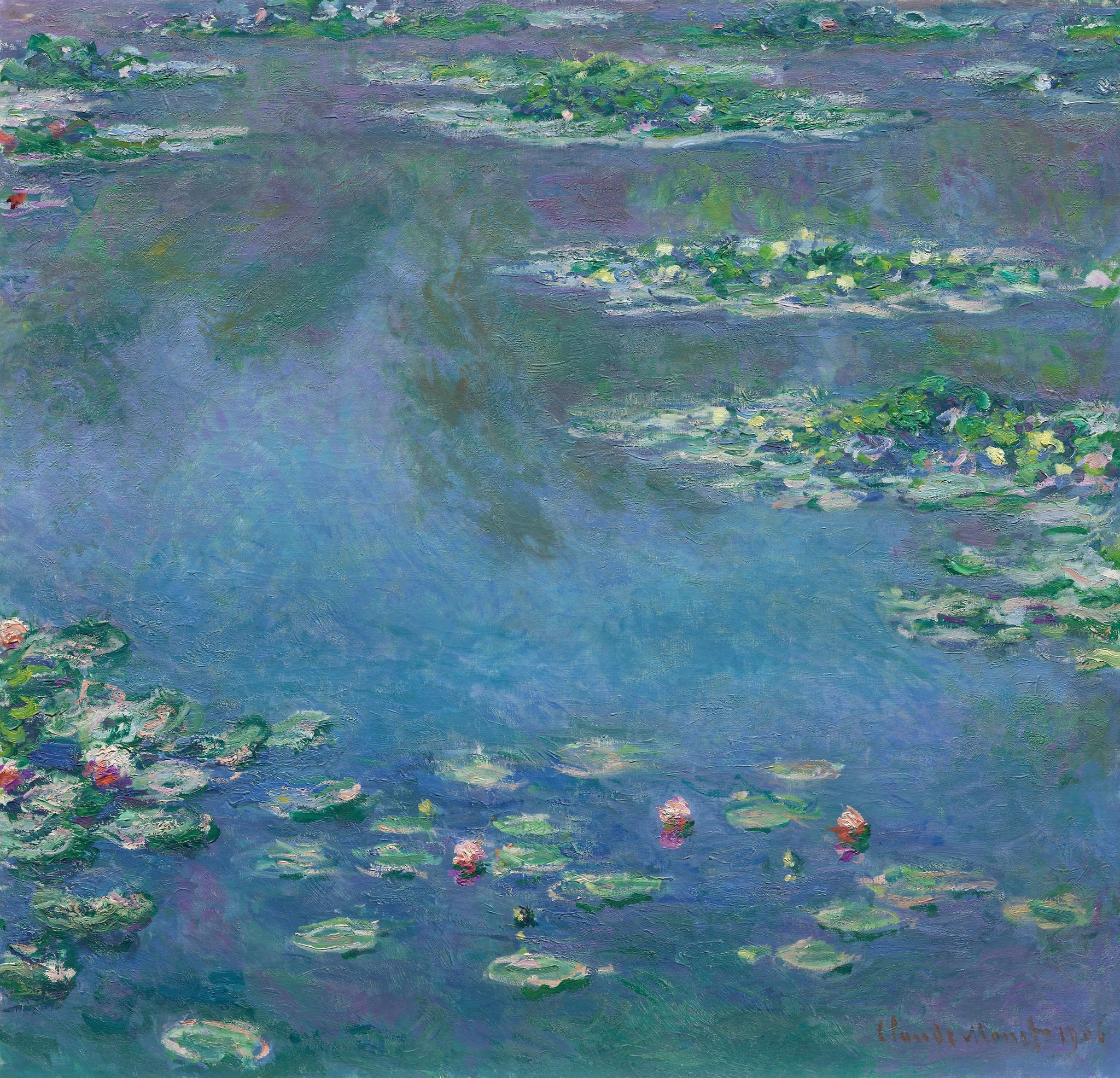 Nymphéas de Claude Monet, 1906 – Art Institute of Chicago 1933.1157, Wildenstein 1683