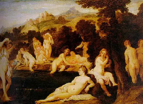 Ninfe nel bagno - David Teniers il Giovane