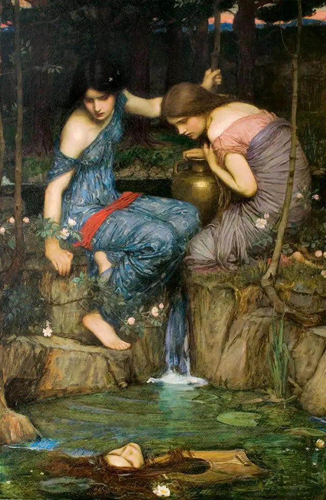 Ninfe che trovano la testa di Orfeo - John William Waterhouse