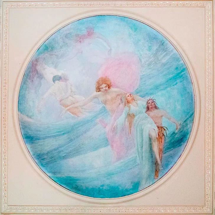 O Guarani - Plafond da antessala do camarote do Governador do Estado - Teatro Municipale di Rio de Janeiro - Eliseu Visconti
