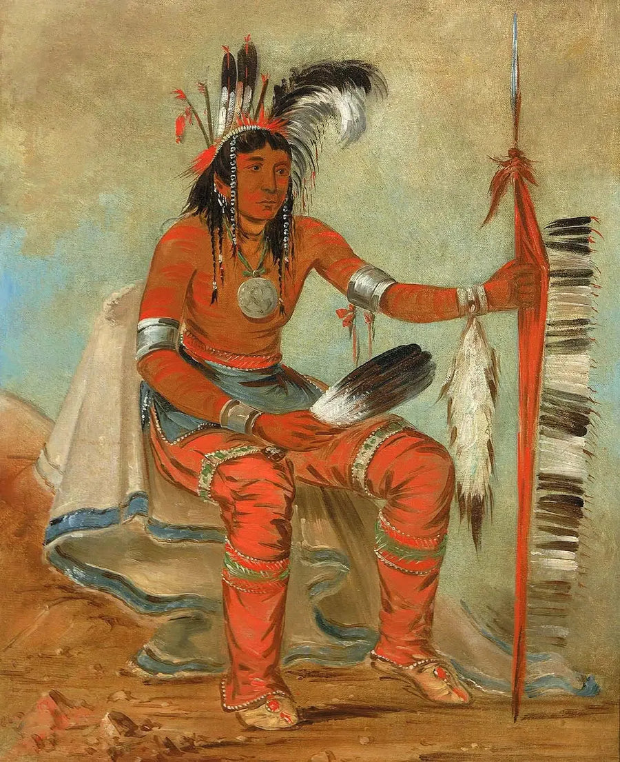 O'n-daig, il corvo, un dandy - George Catlin