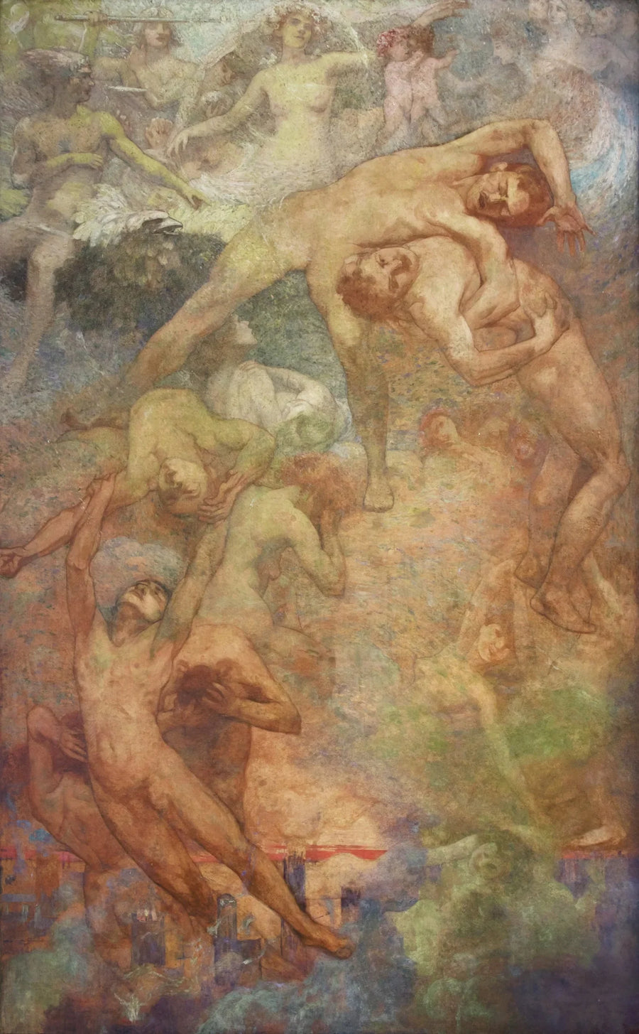 Il Progresso - Painel da Biblioteca Nacional - Eliseu Visconti