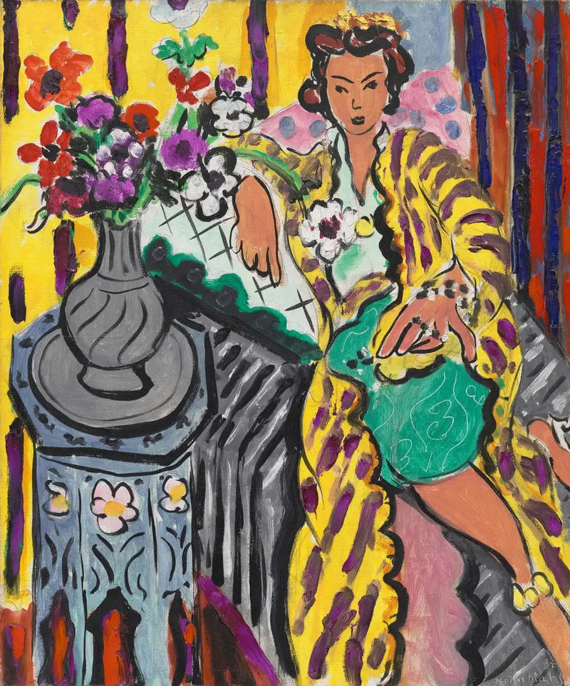 Odalisca con abito persiano giallo - Henri Matisse