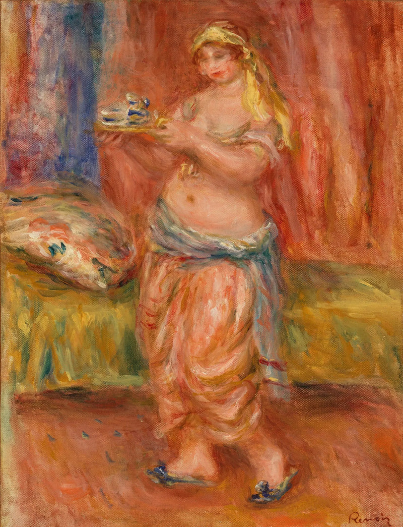 Odalisca con teiera - Pierre-Auguste Renoir